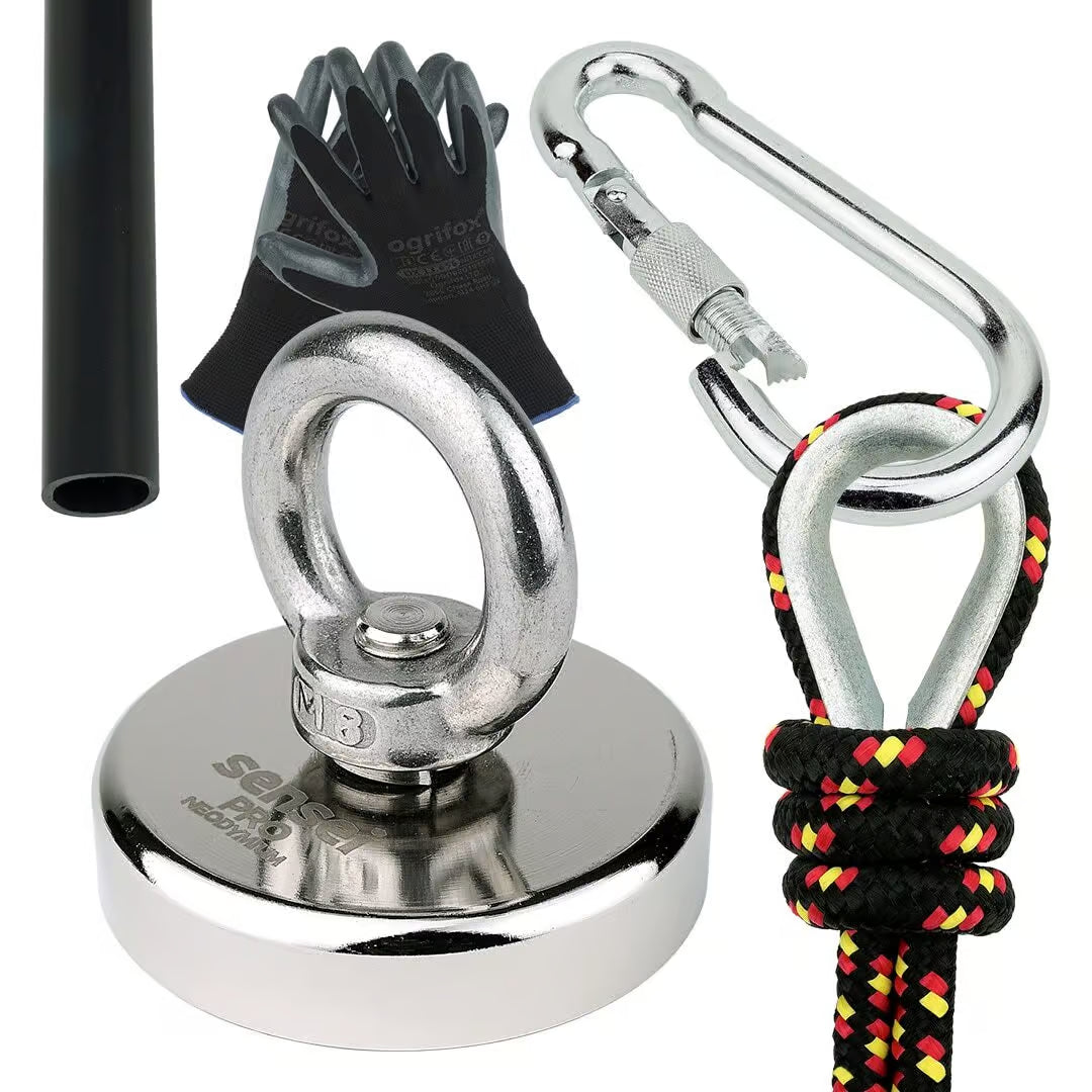 Zestaw Magnes Neodymowy N52 – Udźwig 110 kg