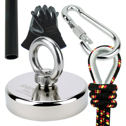 Zestaw Magnes Neodymowy N52 – Udźwig 300 kg