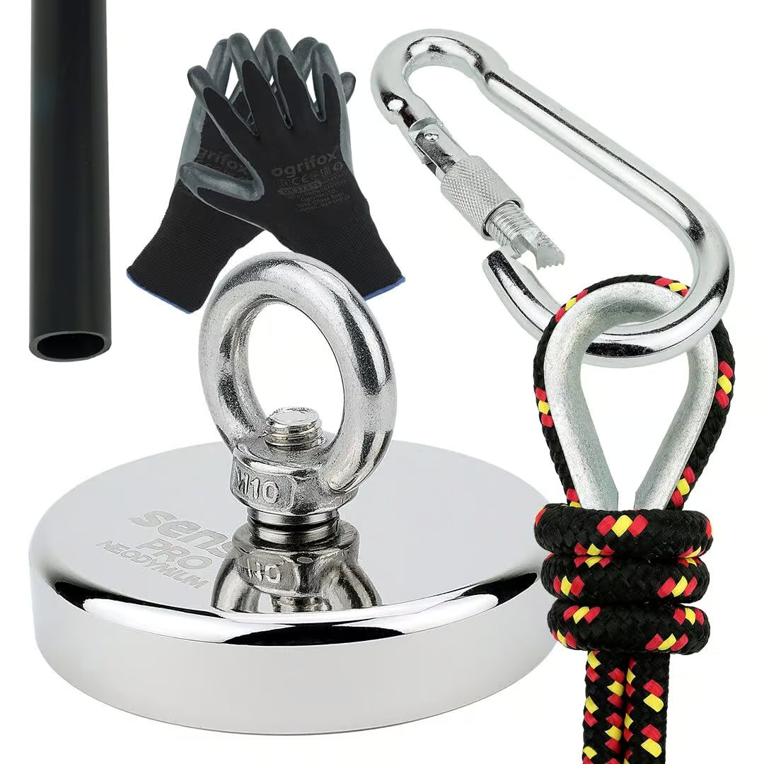 Zestaw Magnes Neodymowy N52 – Udźwig 400 kg