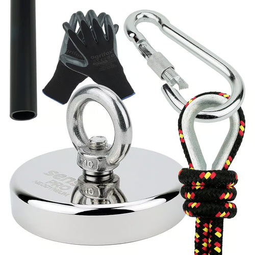 Zestaw Magnes Neodymowy N52 – Udźwig 400 kg