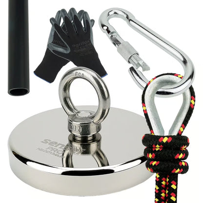 Zestaw Magnes Neodymowy N52 – Udźwig 600 kg