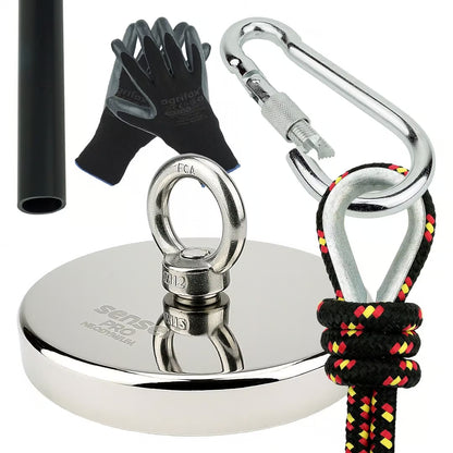 Zestaw Magnes Neodymowy N52 – Udźwig 800 kg