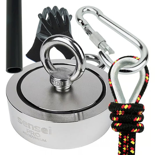 Zestaw Magnes Neodymowy Dwustronny N52 – Udźwig 2x350 kg