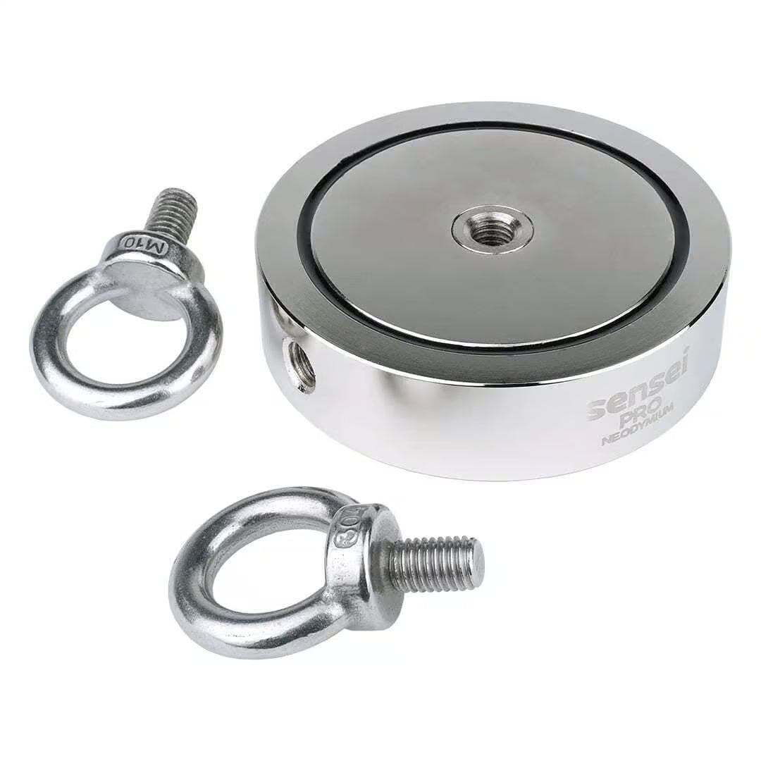 Zestaw Magnes Neodymowy Dwustronny N52 – Udźwig 2x500 kg