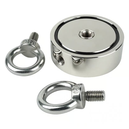 Zestaw Magnes Neodymowy Dwustronny N52 – Udźwig 2x250 kg